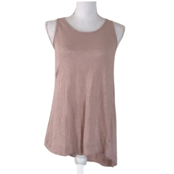Cynthia Rowley pink top sleeveless women’s flowing - Picture 1 of 8